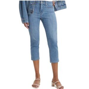 NWT Levi's 311 Shaping Skinny Capri Jeans in Lapis Level Sz. 24W